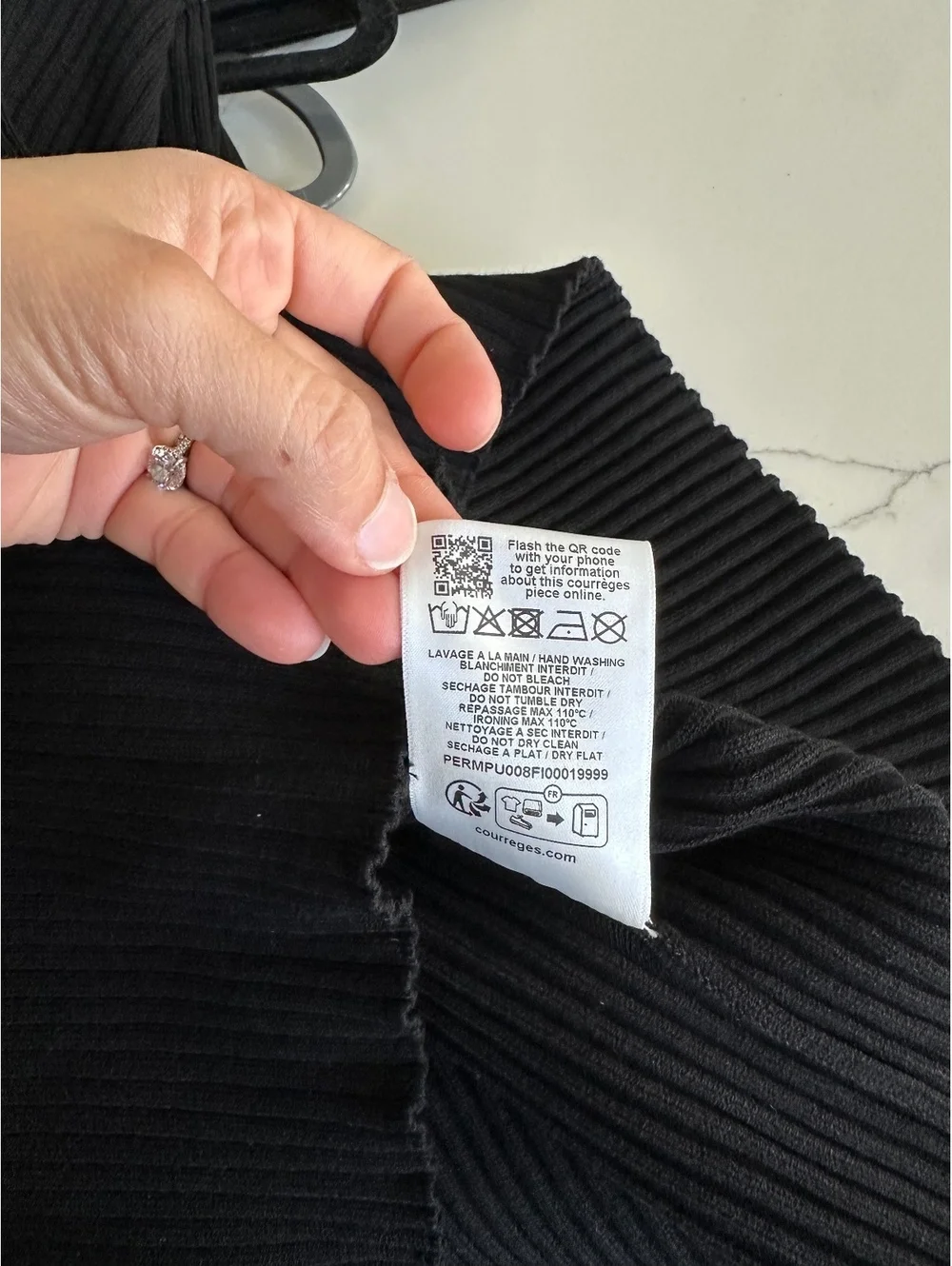 Courreges Reedition Rib Knit Mockneck Sweater NEW Size Medium